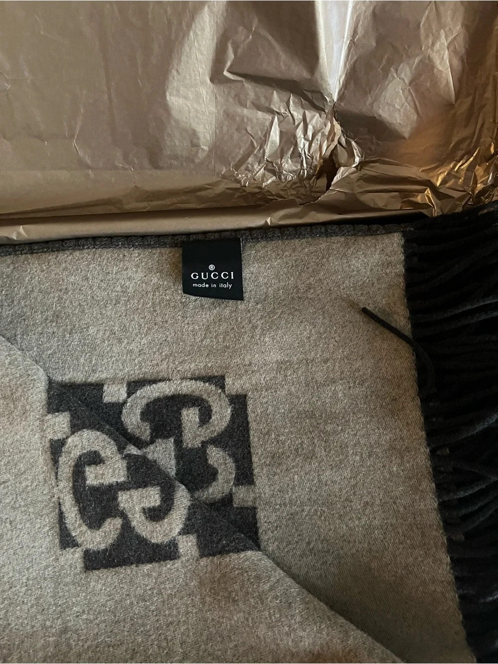 Gucci Wool Blanket new
